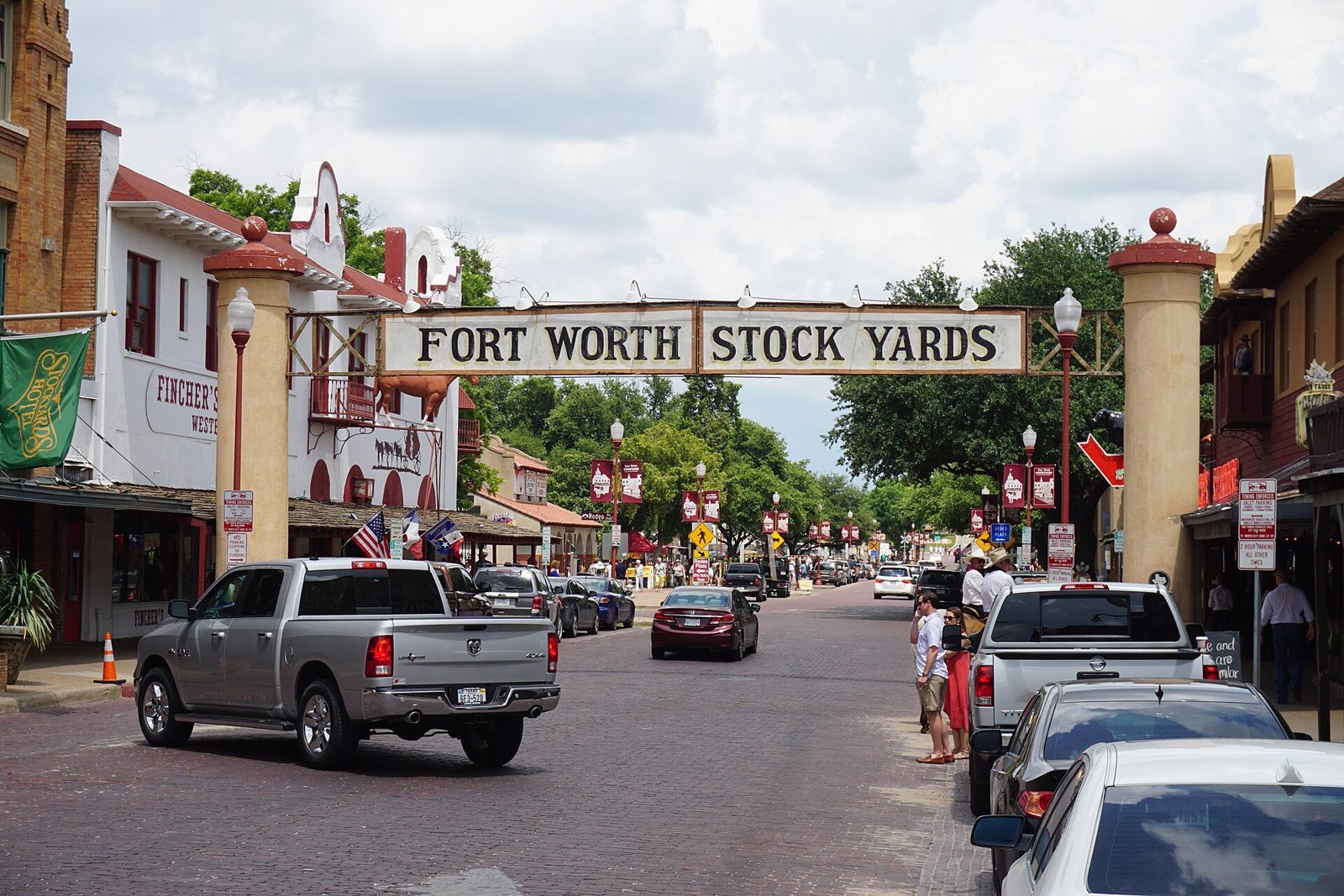 Exchange Avenue in the Fort Worth Stockyards